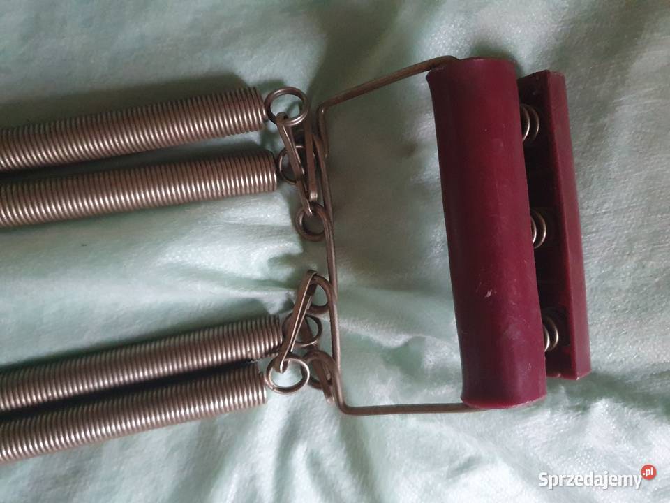 Ekspandery sprężynowe retro do ćwiczeń PRL Warszawa