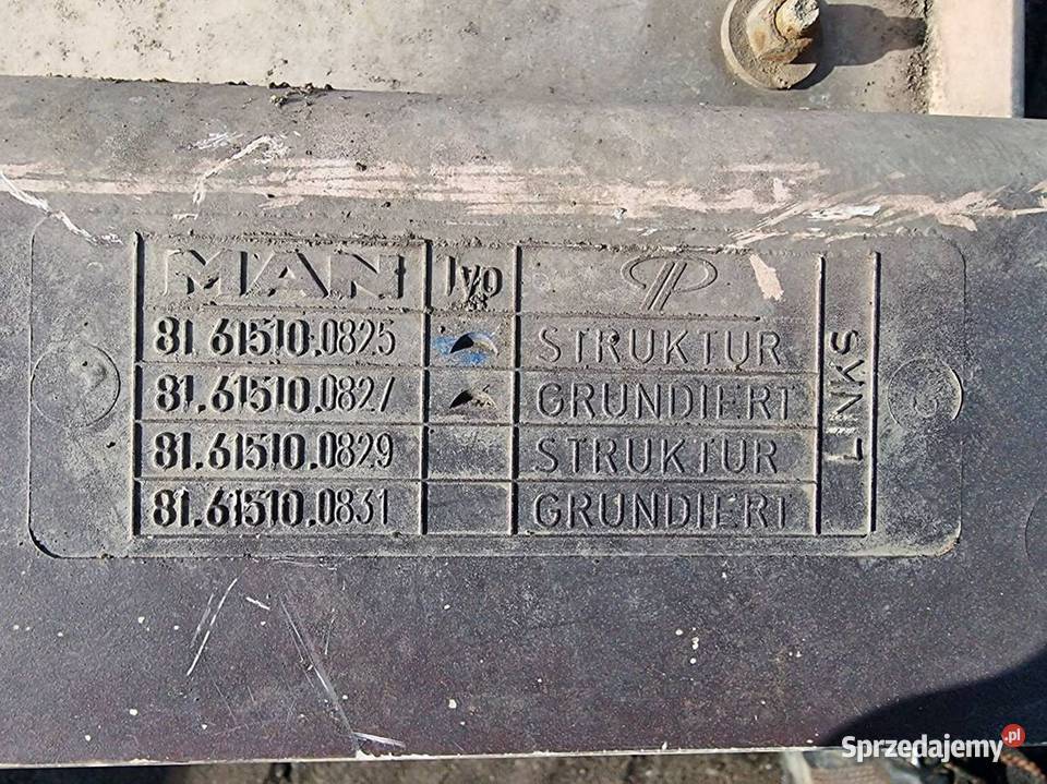 STOPIEŃ LEWY MAN TGA 18440 81615100825 Pozostałe Lipno