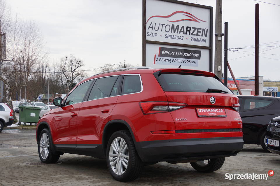 Skoda Kodiaq 20 TDI CR 190 4x4 7osób Webasto LED czujnik martwego pola Nowy Sącz