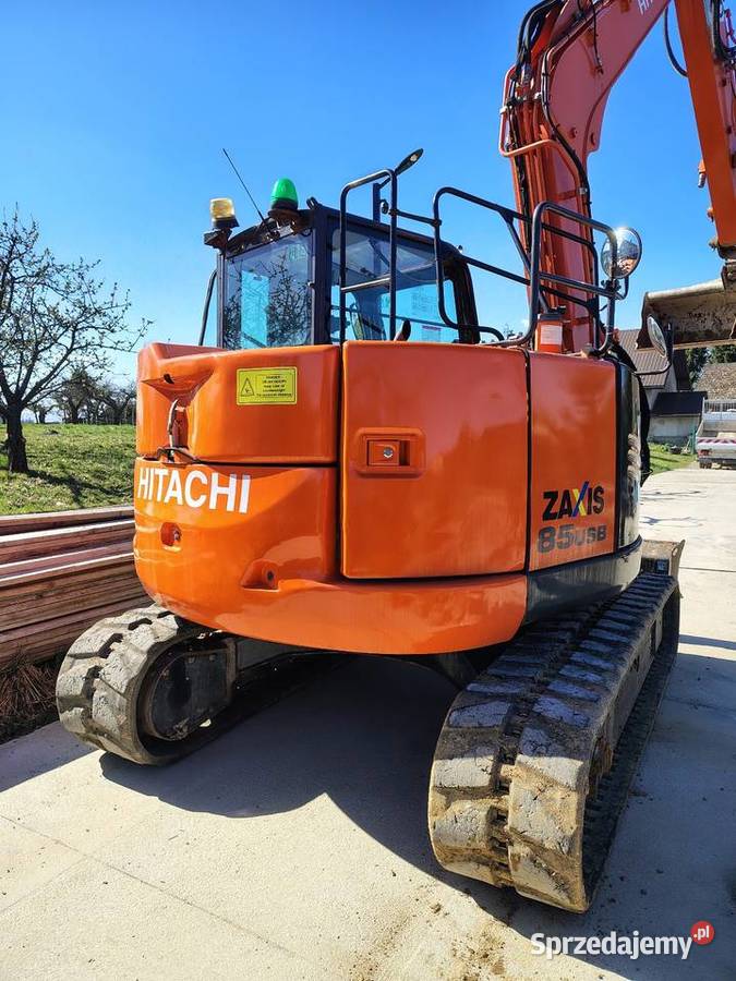 Hitachi ZX85 USB5 Koparka 2018r 3łyżki 5400h 8t Klimatyzacja Kraków