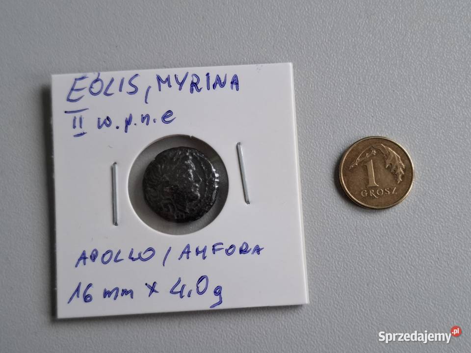 Antyczna Grecja moneta Aeolia Kyme III BC Wejherowo sprzedam
