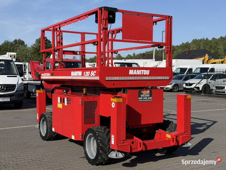 podnośnik nożycowy Manitou 120 SC Platforma świętokrzyskie