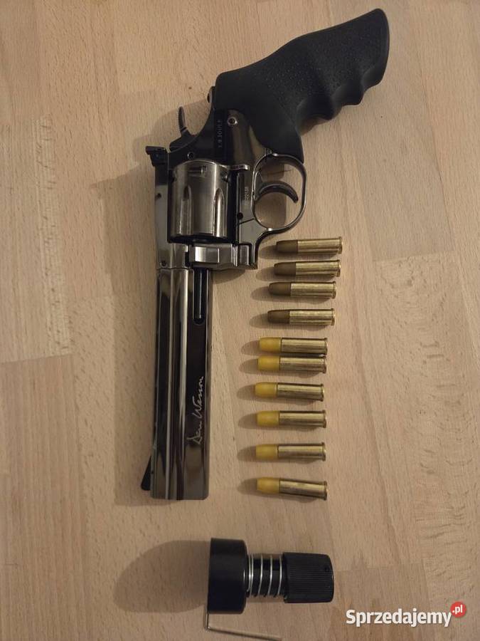 Rewolwer GNB ASG Dan Wesson 715 6 Steel Grey Sporty strzeleckie i myślistwo