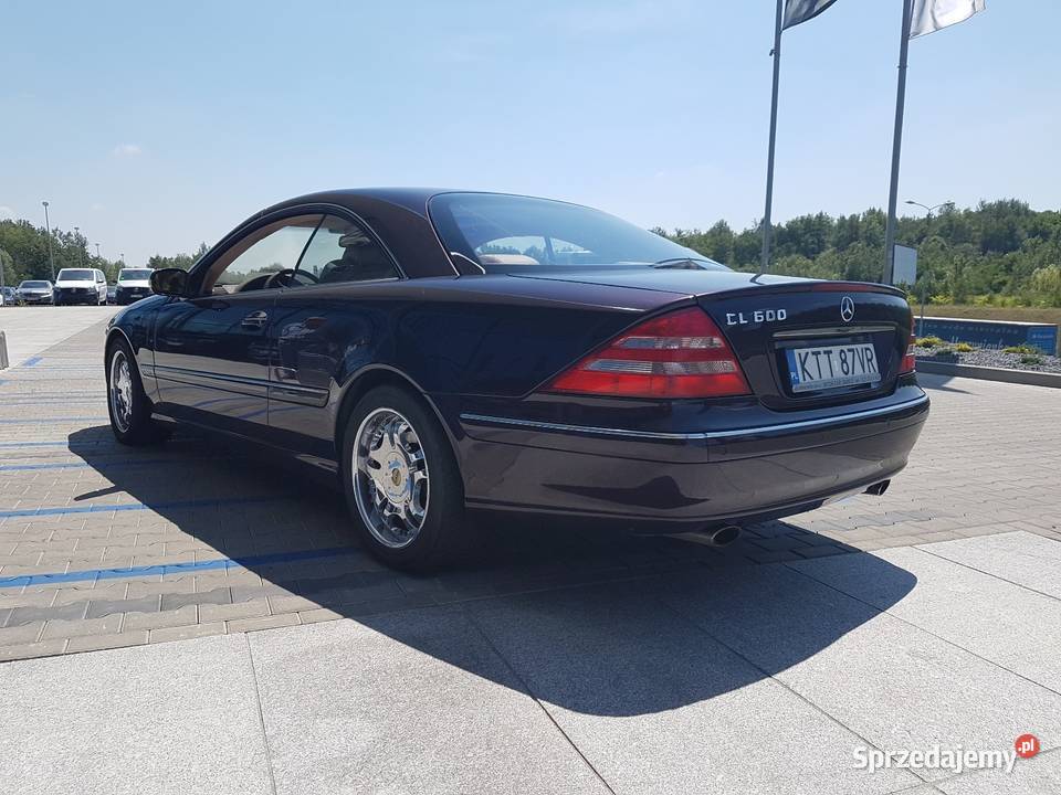 Mercedes CL600 V12 Salon Polska bezwypadkowy Gliwice sprzedam