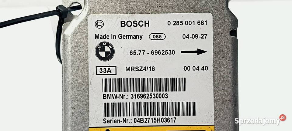 MODUŁ BMW E46 320 D 0285001681 Lipno