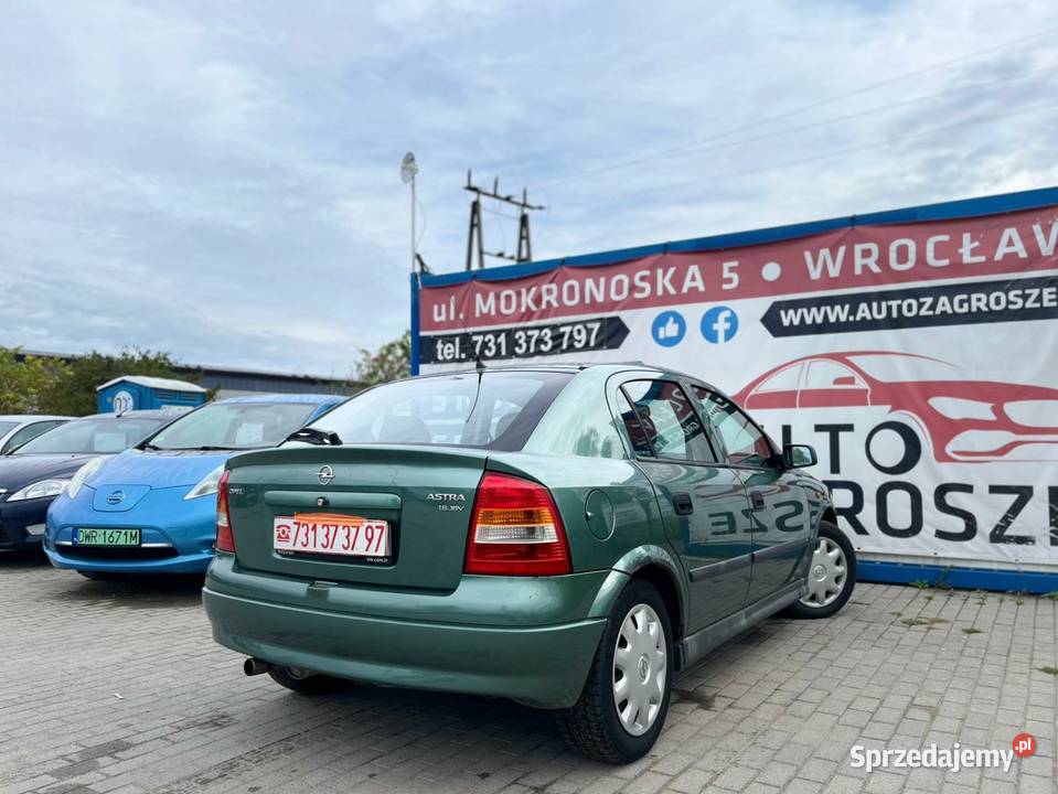 Opel Astra 16 BenzynaElektryka5 drzwi Zadbany Wrocław