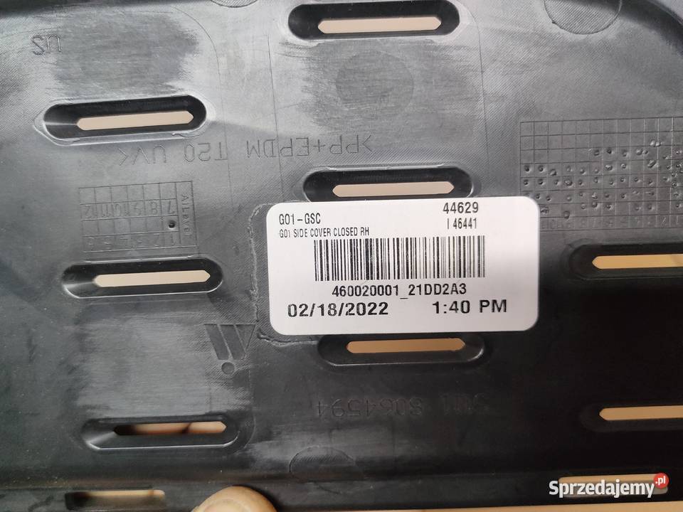 Kratka zderzaka BMW g01 m prawa 5111 7459520 osobowe sprzedam