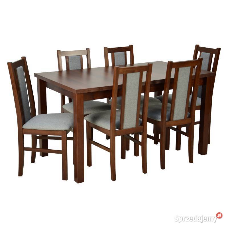 Zestaw Huron 6 krzeseł B14 i stół 80x140180 Stoły z krzesłami