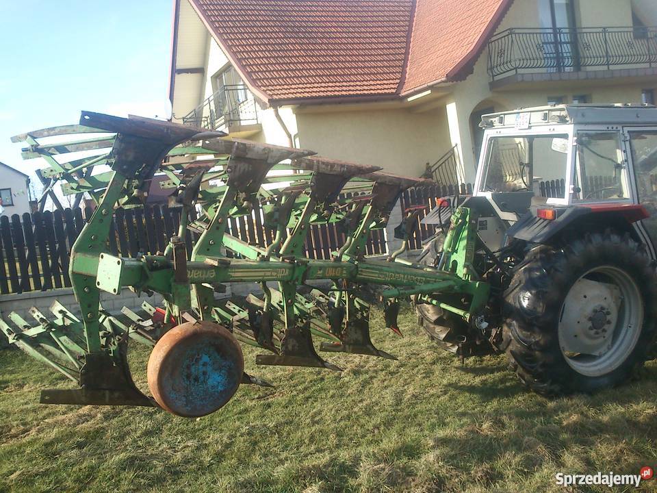 Pług AŻUROWY 4 skibowy obrotowy EBERHARDT nieuszkodzony Łapczyca