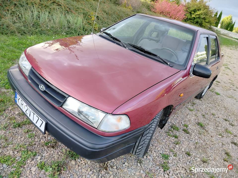 Hyundai Pony 15 LPG sedan ładny i zdrowy Morawica