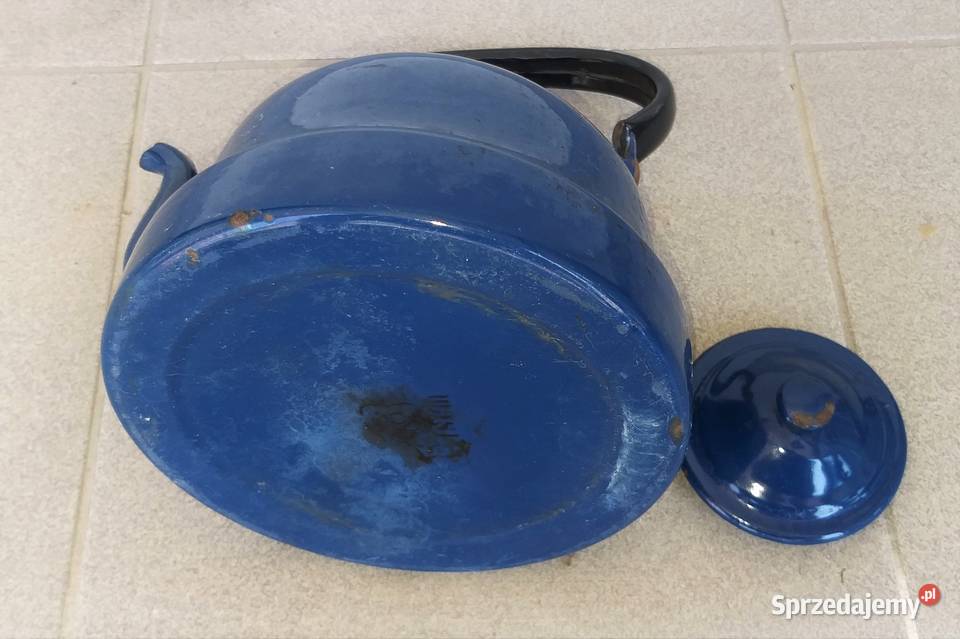 Stary emaliowany czajnik vintage Warszawa