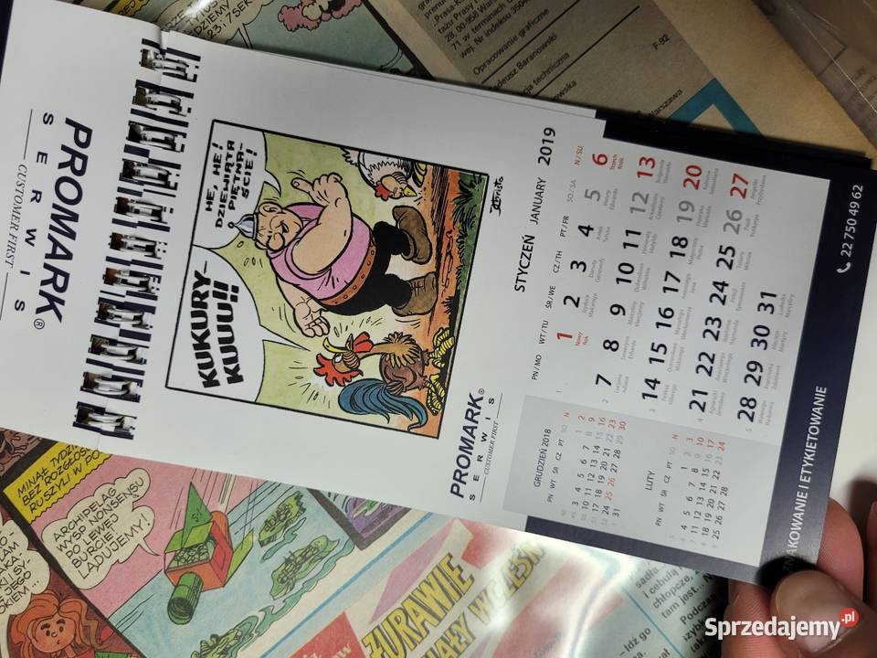 Kalendarzyk Kajko i Kokosz 2019 Komiksy Gdynia