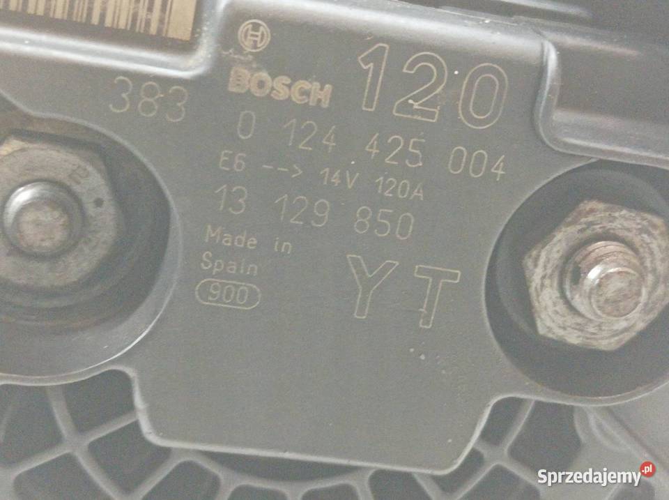 ALTERNATOR 0124425004 13129850 YT 22 16V DIRECT