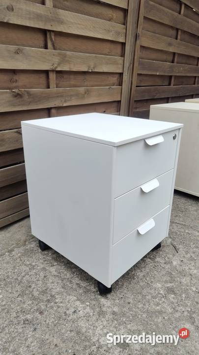 Biały kontenerek szafka na kółkach mazowieckie Warszawa sprzedam