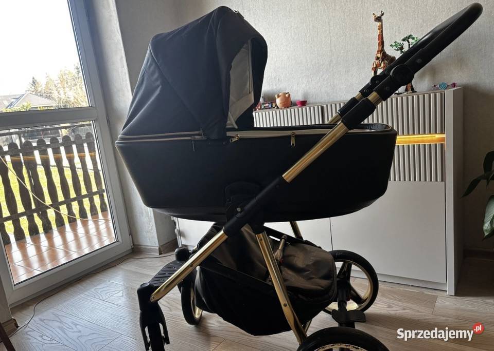 Wózek Adamex gondola fotelik Cybex z adapterami Kraków