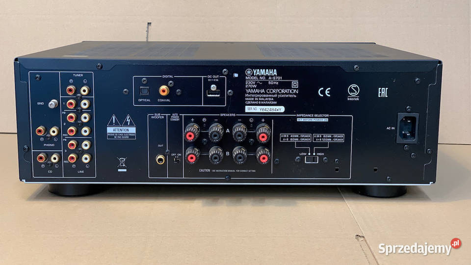 YAMAHA AS701 zintegrowany wzmacniacz STEREO Warszawa
