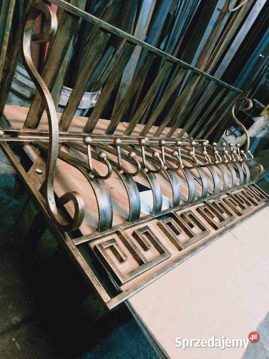 duży wieszak do przedpokoju kuty metalowy Belsoo Kędzierzyn-Koźle