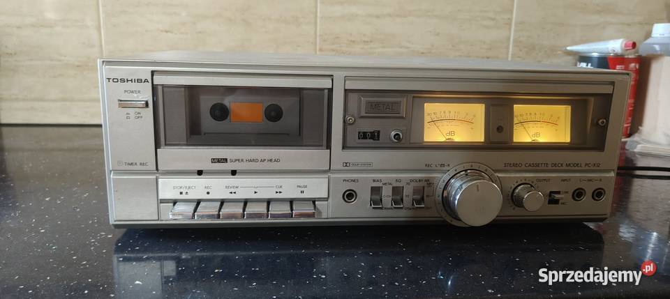 Magnetofon kasetowy Deck Toshiba PCX12 Vintage Magnetofony Przeworsk