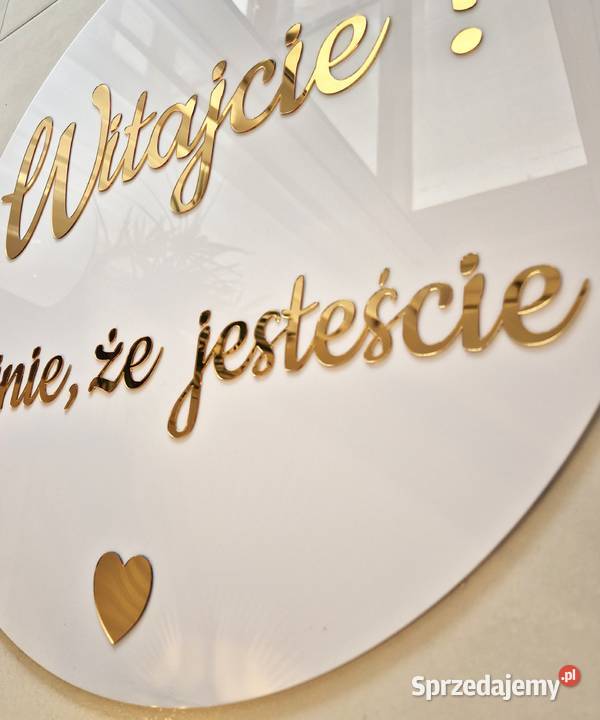 Tablica powitalna Witamy Częstochowa