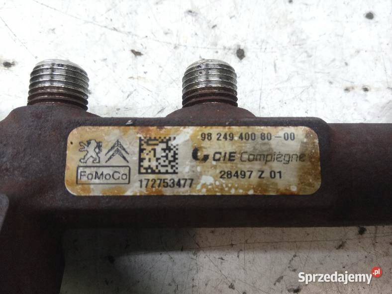 LISTWA WTRYSKOWA 9824940080 16 HDI Citroen C4
