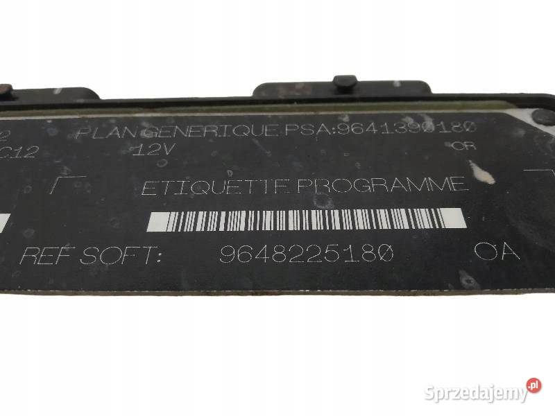STEROWNIK SILNIKA 9648225180 Peugeot Partner I