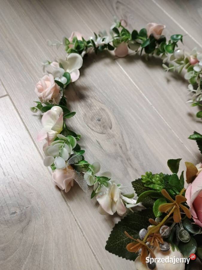 Wianek do komunii róża Poznań