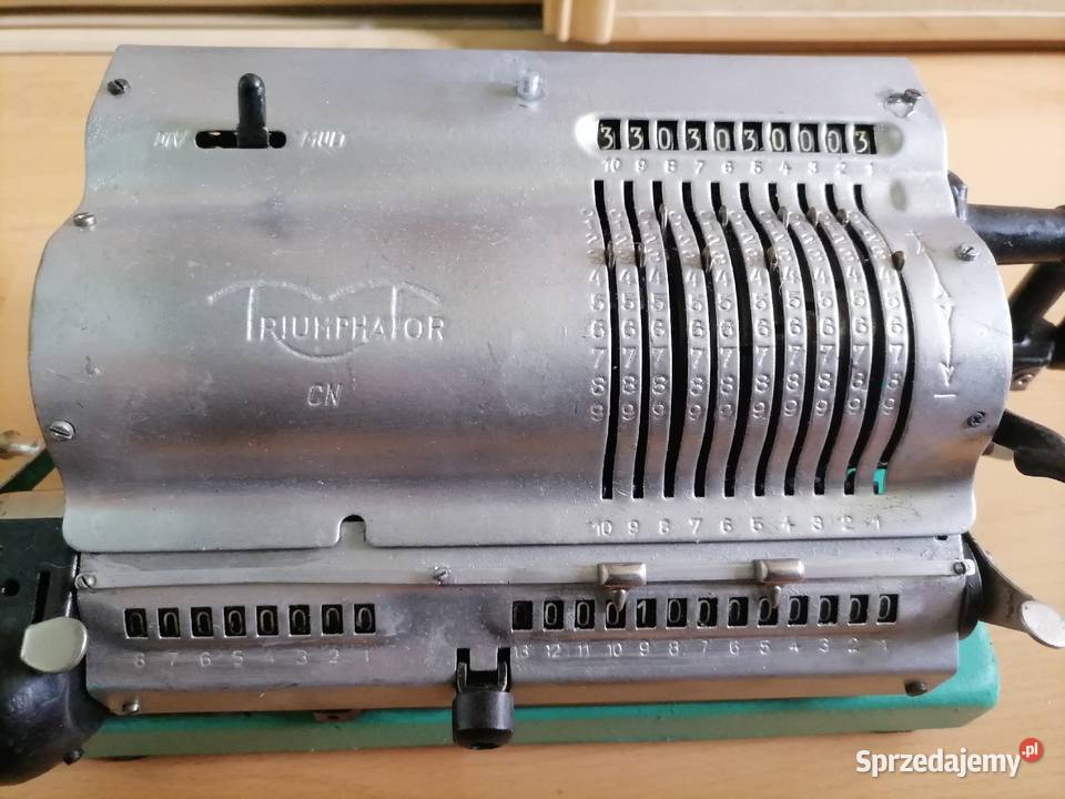 Stara maszyna do liczenia z lat 50 tych Kraków