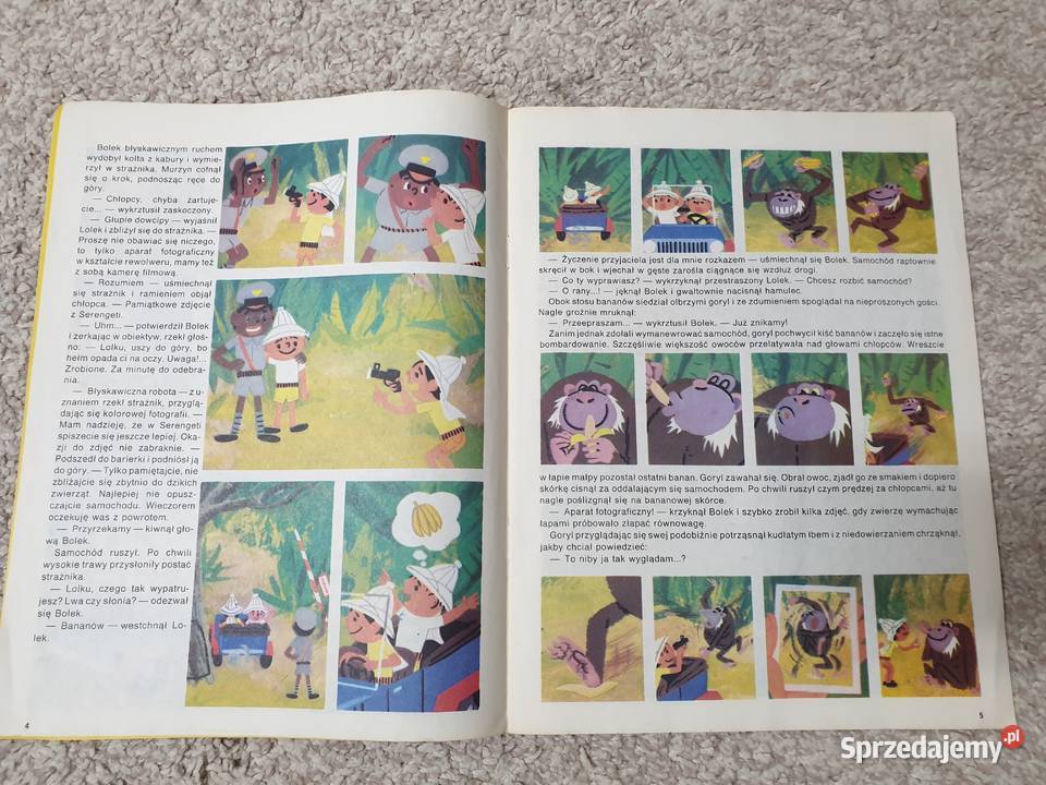 Bolek i Lolek Zwierzęta Serengeti komiks Komiksy Gdynia sprzedam