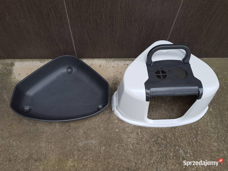 Kuweta kota narożna białoczarna Warszawa