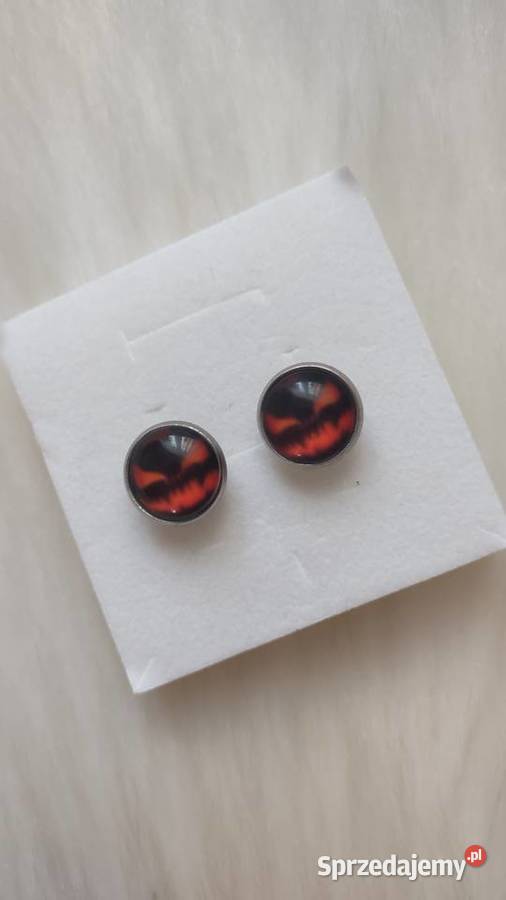 Kolczyki dynie Halloween małopolskie