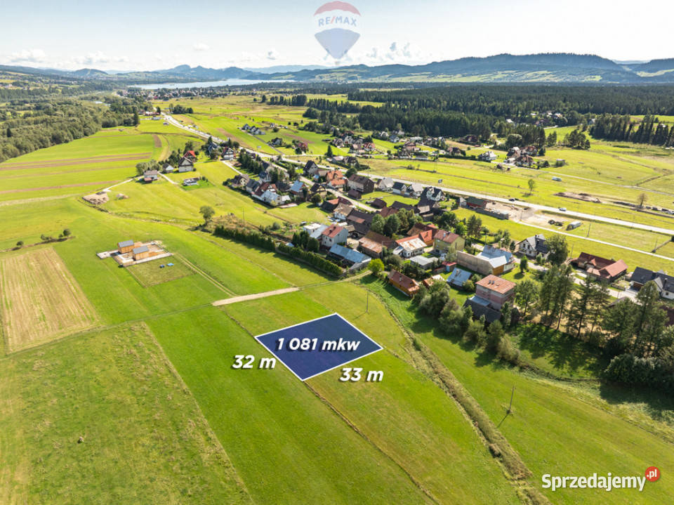 Działka budowlana Harklowa gm Nowy Targ