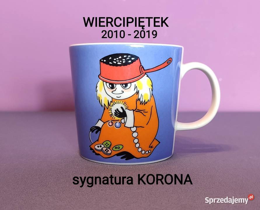 Muminki KUBEK Moomin Arabia Finland sygnatura Jasień