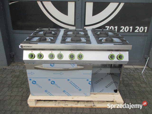 Nowa Kuchnia Gazowa 6palnikowa z piekarnikiem Ostrów Wielkopolski sprzedam