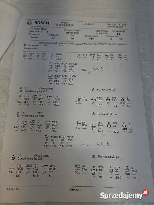WTRYSK WTRYSKIWACZ OPEL ASTRA J K INSIGNIA A kujawsko-pomorskie