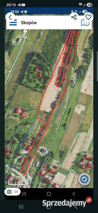 Na sprzedaż działka rolna 1,46 ha – Skopów, gm. Krzywcza