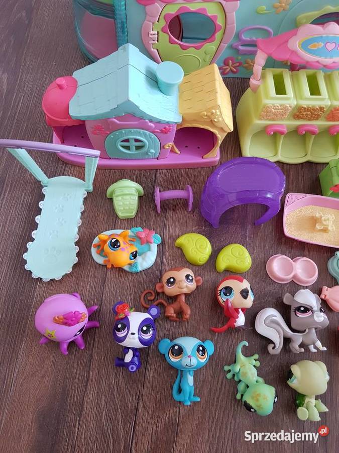 Littlest pet shop domek z karuzelą Plastik  sprzedam