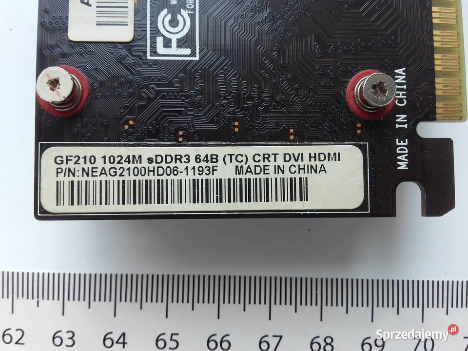 Palit GeForce 210 1GB 1024M SDDR3 64Bit HDMI DVI Bydgoszcz