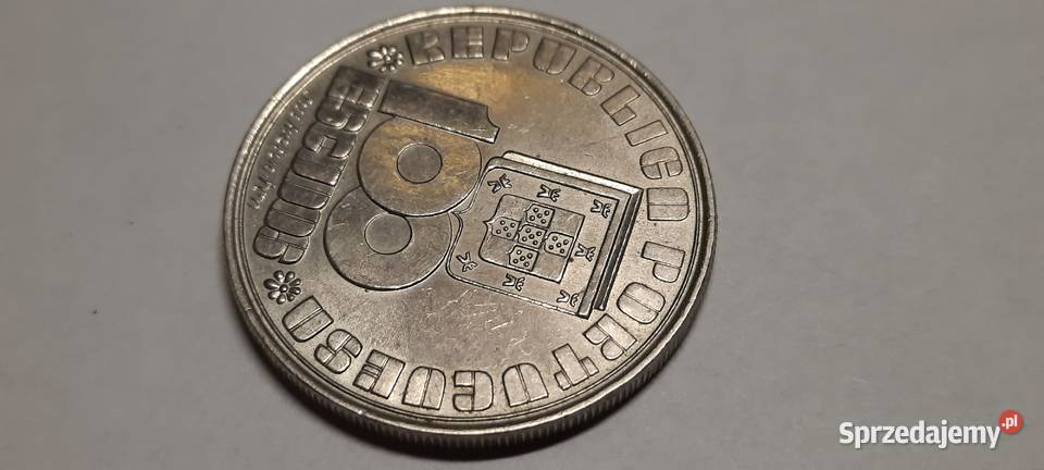 MONETA Portugalia 100 eskudos 1985 mazowieckie Warszawa