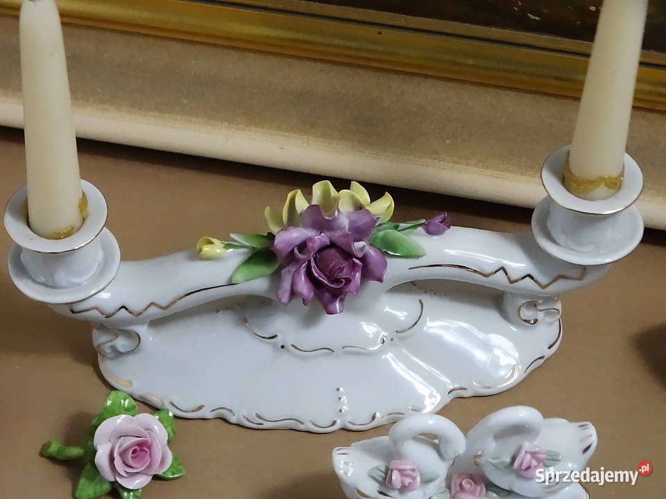 Zestaw porcelany dekoracyjnej bez uszkodzeń Biłgoraj