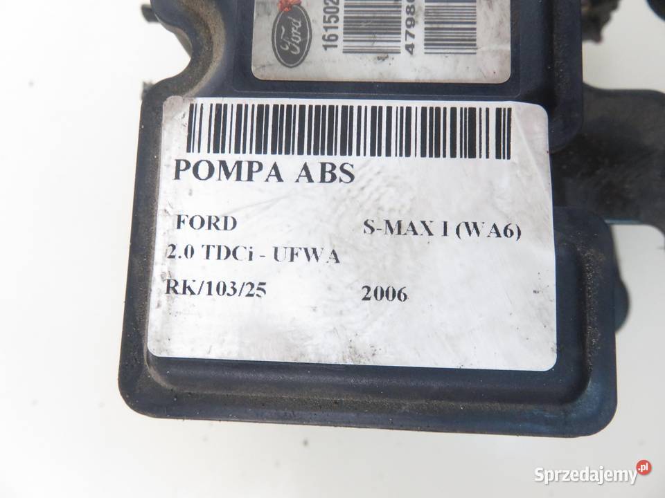 POMPA ABS FORD S I WA6 6G912M110AJ osobowe