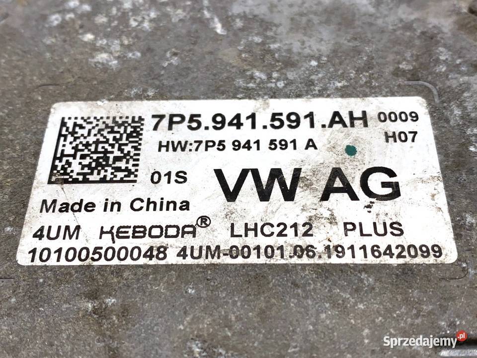 PRZETWORNICA XENON SEAT LEON III 7P5941591AH osobowe