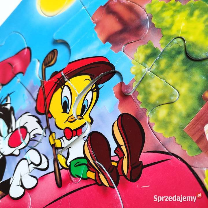 Oryginalne duże puzzle 24 Looney Tunes Warner Puzzle Katowice