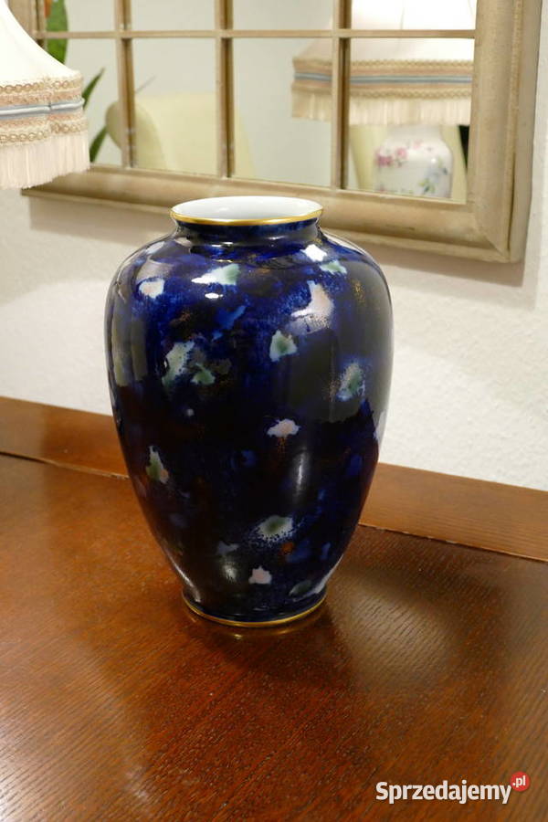 Wazon kobaltowy Wallendorf Gwiezdny pył Słupsk