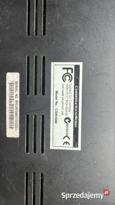 cambridge soundworks csw3500 Jasień