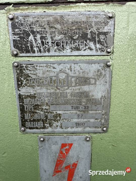 Tokarka Do Metalu Tub 32 x 1000 Lwówek Śląski