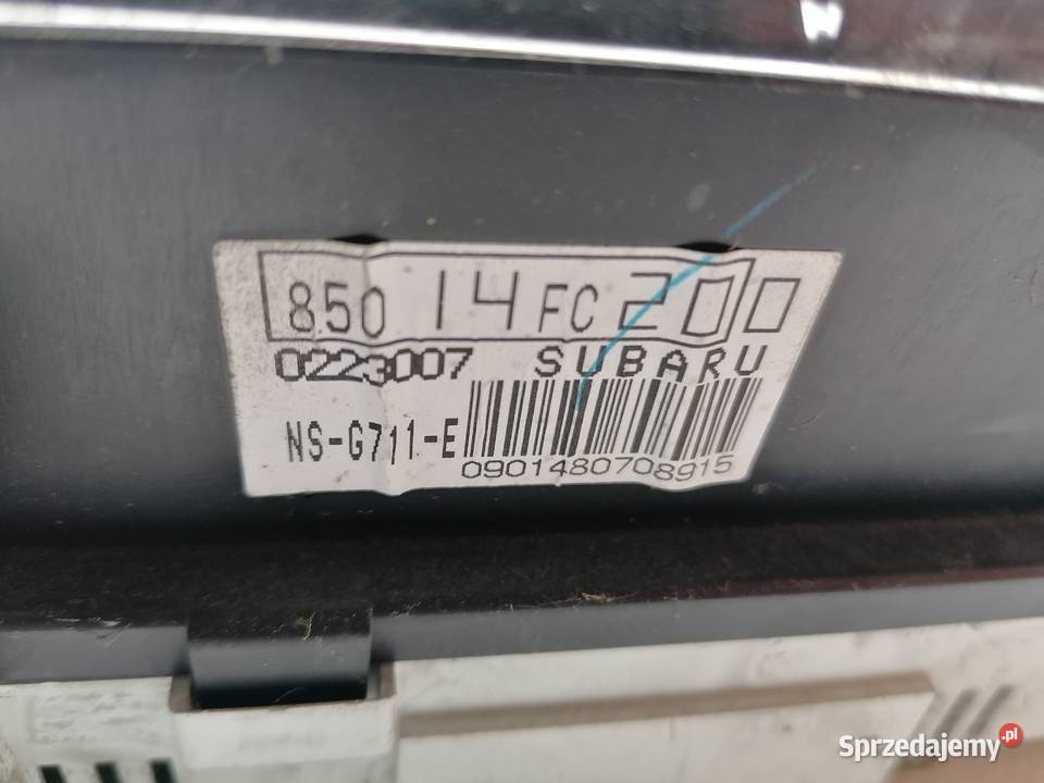 Licznik Zegar Subaru Forester I 1 Pogorzelec