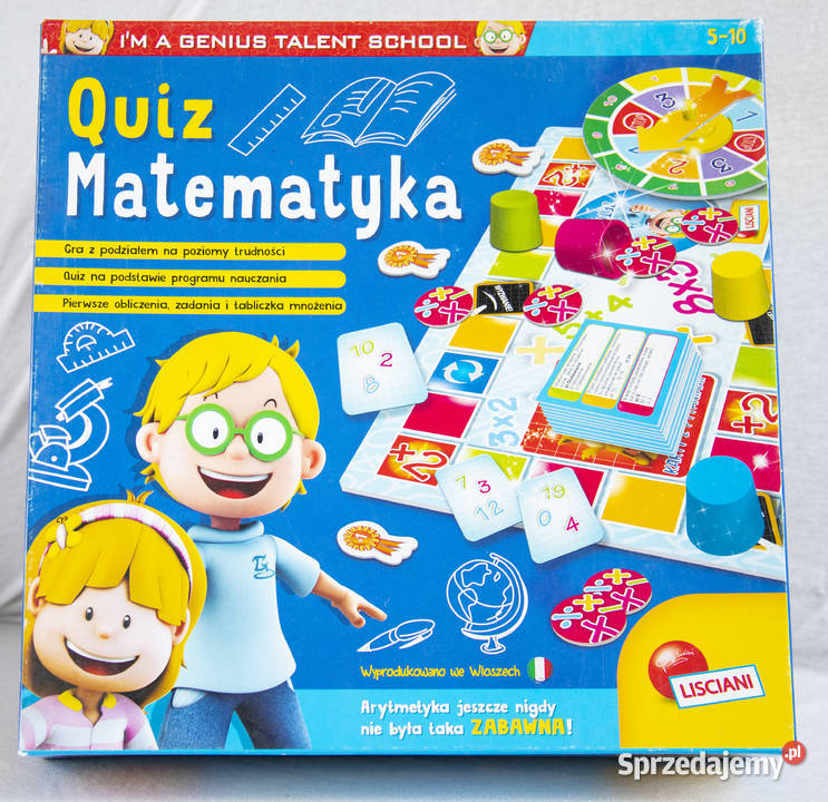 Gra planszowa Im a Genius Quiz Matematyka sprzedam