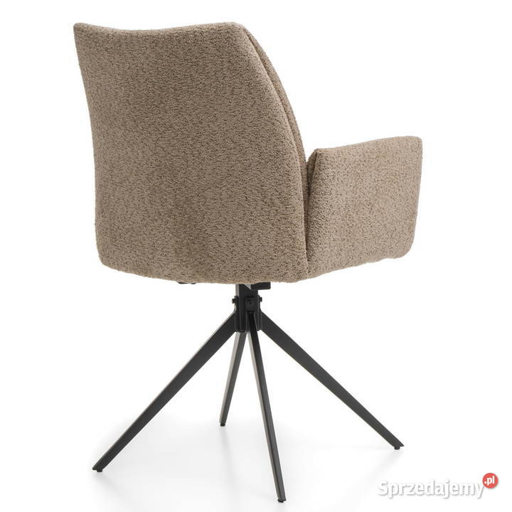 Ciemnobeżowe Krzesło Prato Boucle Wysyłka 24H Tarchały Małe