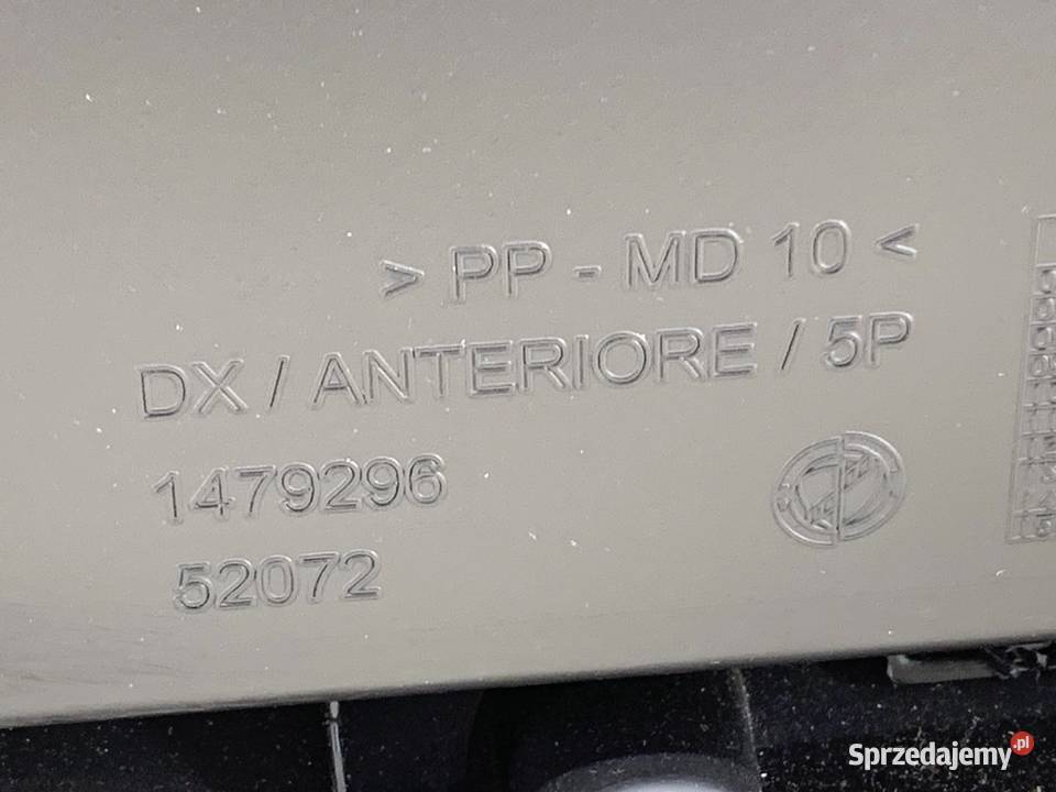 BOCZEK DRZWI PRAWY PRZÓD FIAT BRAVO II Hatchback