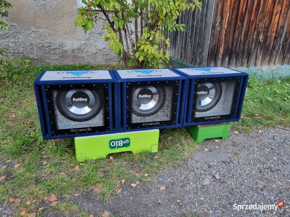 Tuba Subwoofer Skrzynia Basowa CRUNCH FAT BOY dolnośląskie Dzierżoniów
